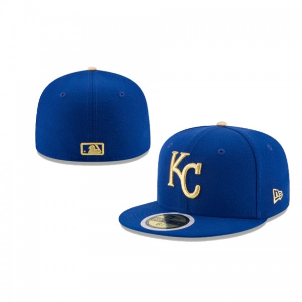 Youth Kansas City Royals Authentic Collection Royal 59FIFTY Fitted Hat