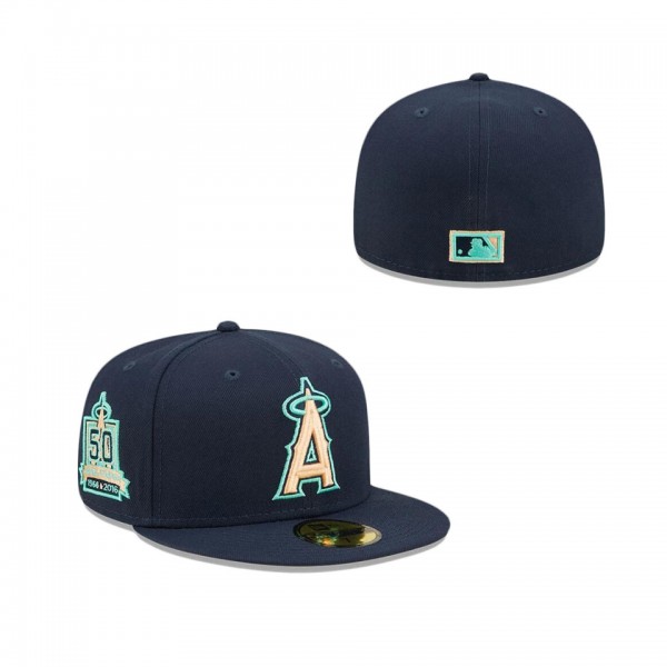 Anaheim Angels Oceanside Peach 59FIFTY Fitted Hat