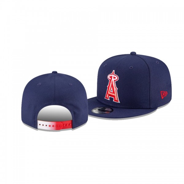 Men's Los Angeles Angels Americana Fade Navy Snapback Hat