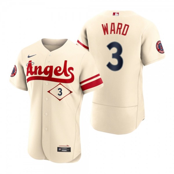 Men's Los Angeles Angels Taylor Ward Cream 2022 City Connect Authentic Jersey