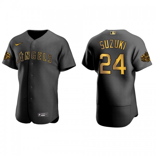 Kurt Suzuki Los Angeles Angels Black 2022 MLB All-Star Game Jersey