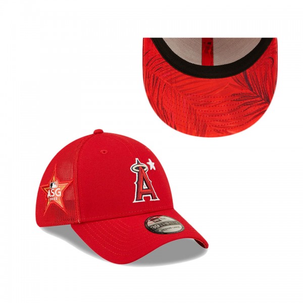Los Angeles Angels Red 2022 MLB All-Star Game Workout 39THIRTY Flex Hat