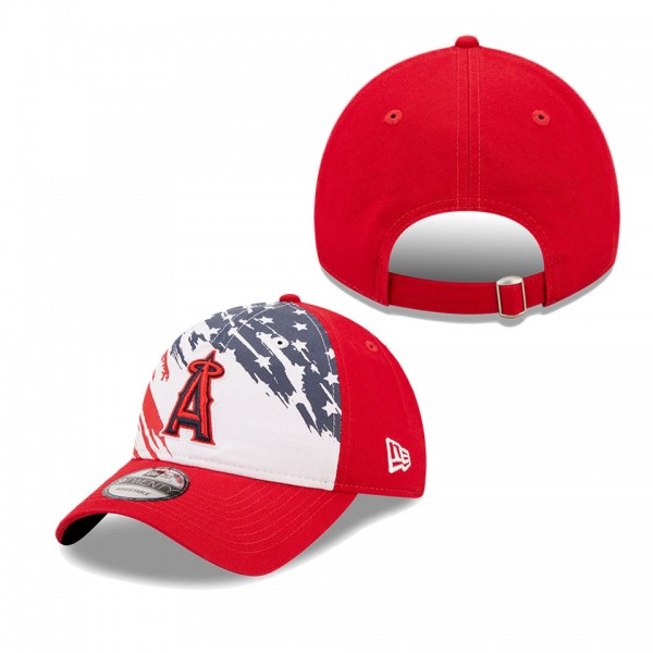 Los Angeles Angels Red 2022 4th Of July Stars Stripes 9TWENTY Adjustable Hat