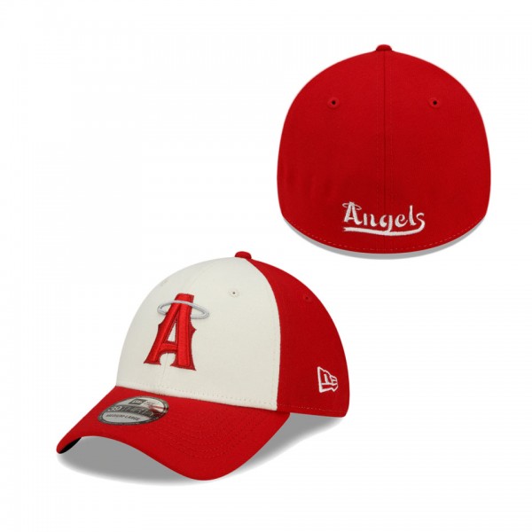 Men's Angels Red 2022 City Connect 39THIRTY Flex Hat