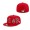 Men's Los Angeles Angels New Era Red Paisley Elements 59FIFTY Fitted Hat