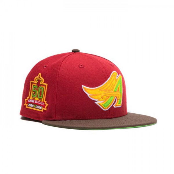 New Era Los Angeles Angels Taco Pack 50th Anniversary Stadium 59FIFTY Fitted Hat