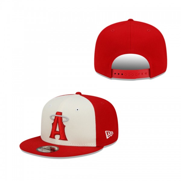 Youth Angels Red 2022 City Connect 9FIFTY Snapback Adjustable Hat