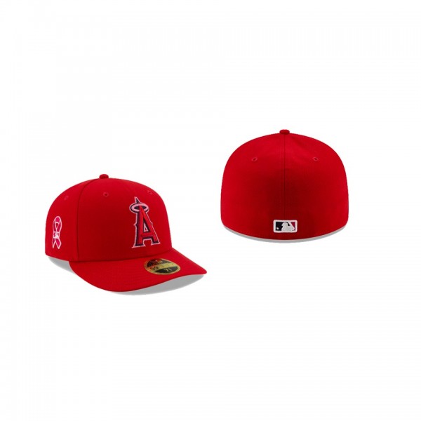 Men's Los Angeles Angels 2021 Mothers Day Red On-Field Low Profile 59FIFTY Fitted Hat