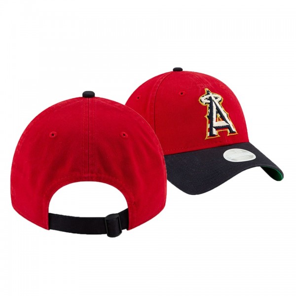 Women's Angels 2019 Stars & Stripes Red 9TWENTY Adjustable New Era Hat