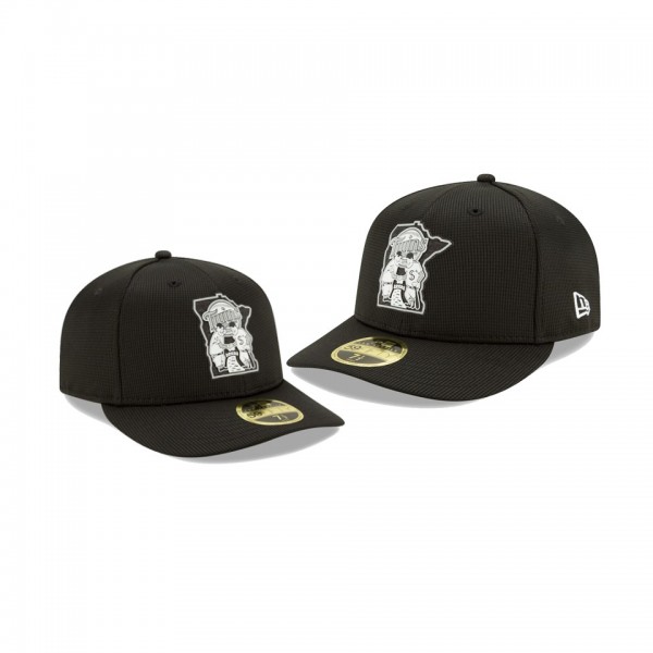 Men's Twins Clubhouse Black Team Low Profile 59FIFTY Fitted Hat