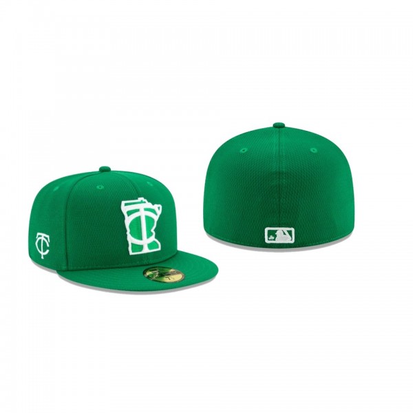 Men's Minnesota Twins 2021 St. Patrick's Day Green 59FIFTY Fitted Hat