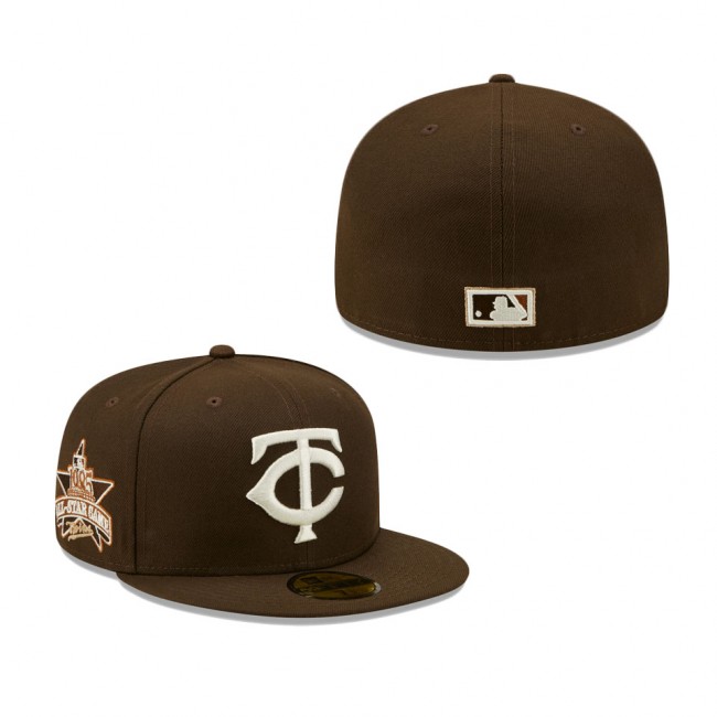 Twins 1985 MLB All-Star Game Cream Undervisor Cap Brown
