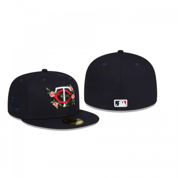 Men's Minnesota Twins Bloom Black 59FIFTY Fitted Hat