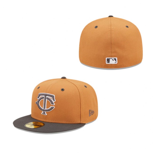 Minnesota Twins Color Pack Tan 59FIFTY Fitted Hat