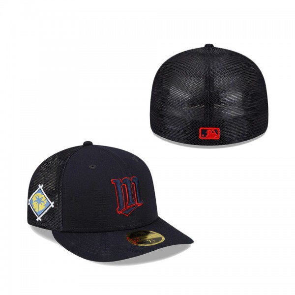 Minnesota Twins New Era 2022 Spring Training Low Profile 59FIFTY Fitted Hat Navy