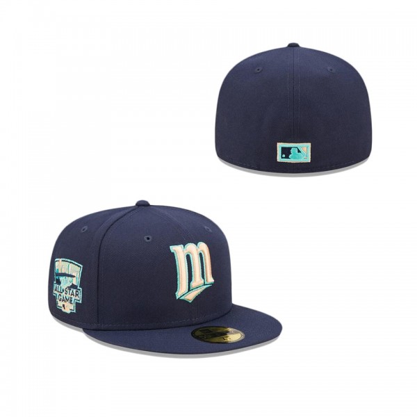 Minnesota Twins Oceanside Peach 59FIFTY Fitted Hat