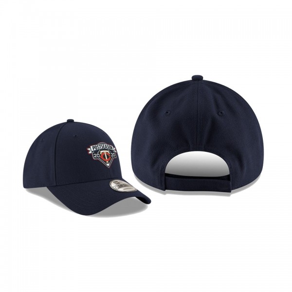 Men's Minnesota Twins 2020 Postseason Navy Locker Room 9FORTY Adjustable Hat