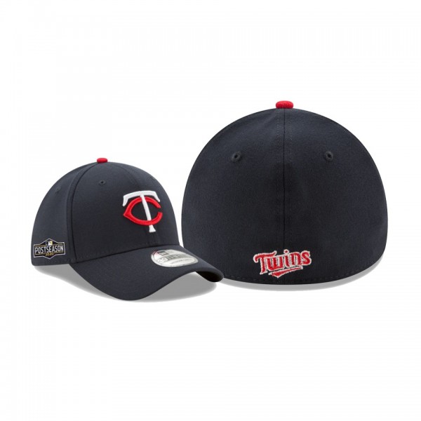 Men's Minnesota Twins 2020 Postseason Navy Side Patch 39THIRTY Flex Hat