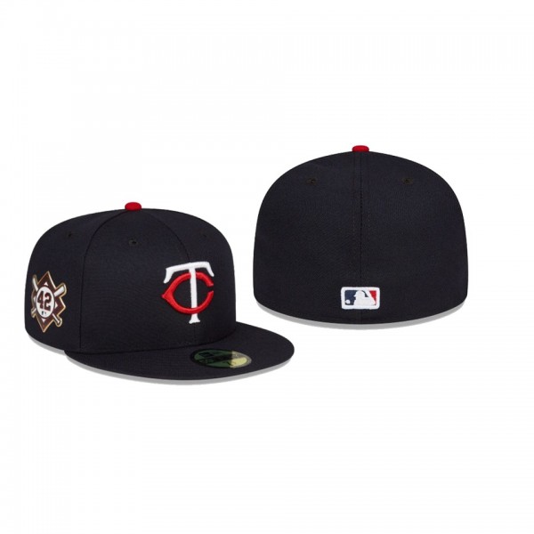 Men's Minnesota Twins Jackie Robinson Day Navy 59FIFTY Fitted Hat