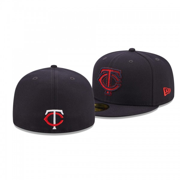 Minnesota Twins Scored Navy 59FIFTY Fitted Hat
