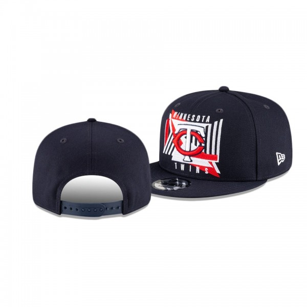 Minnesota Twins Shapes Navy 9FIFTY Snapback Hat
