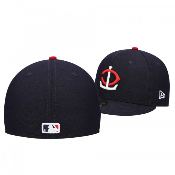 Minnesota Twins Upside Down Navy 59FIFTY Fitted Hat