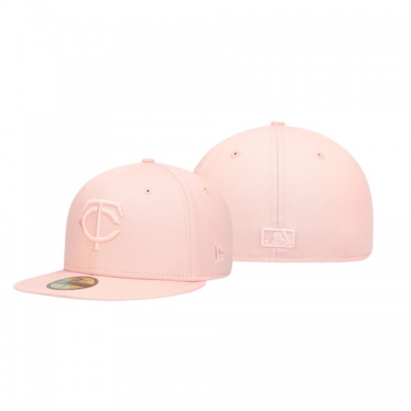 Minnesota Twins Blush Sky Tonal Pink 59FIFTY Fitted Hat