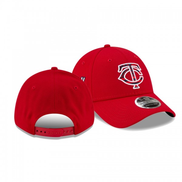 Minnesota Twins 2021 Independence Day Red 9FORTY 4th Of July Hat