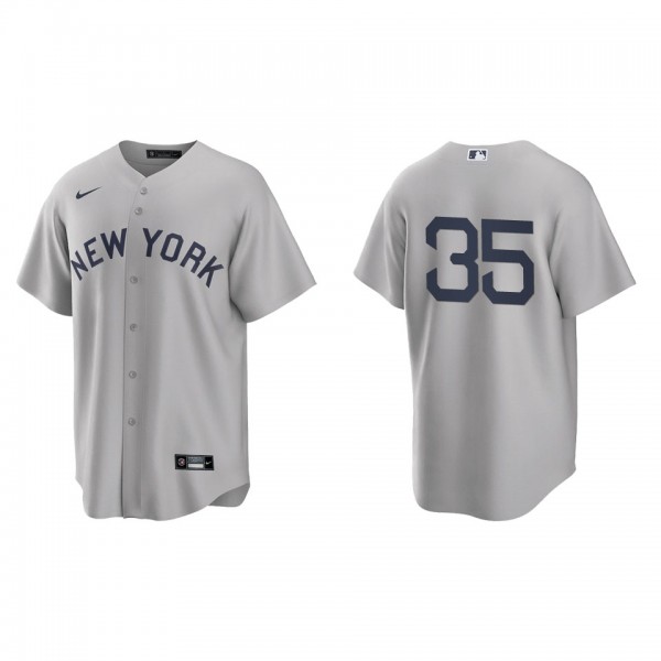 Clay Holmes New York Yankees Gray Field Of Dreams Replica Jersey