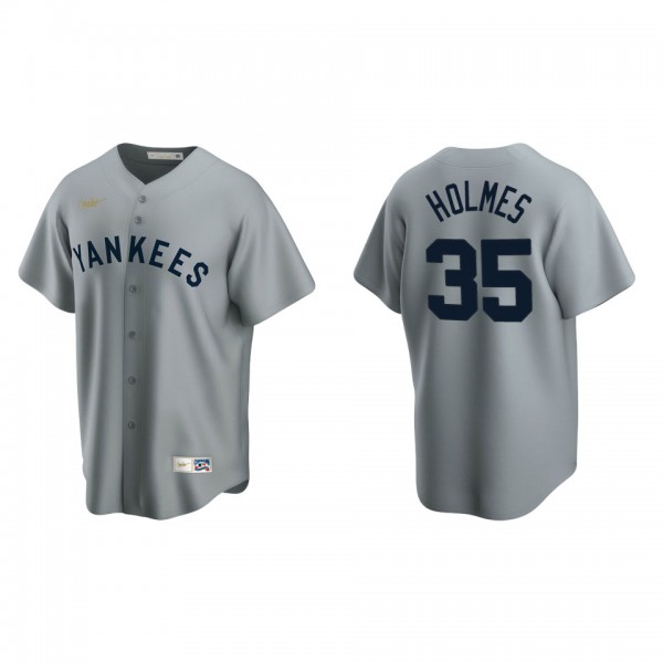 Clay Holmes New York Yankees Gray Road Cooperstown Collection Jersey