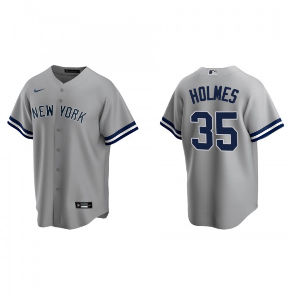 Clay Holmes New York Yankees Gray Road Replica Jersey