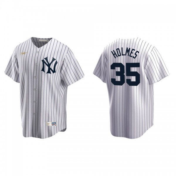 Clay Holmes New York Yankees White Home Cooperstown Collection Jersey