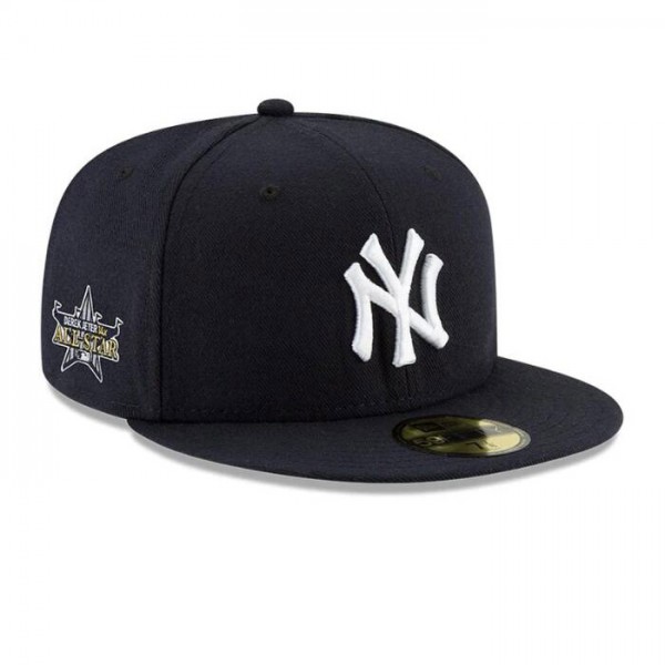 New Era Derek Jeter New York Yankees Navy 14X Mlb All Star Side Patch 59FIFTY Fitted Hat