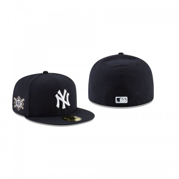 Men's New York Yankees Jackie Robinson Day Black 59FIFTY Fitted Hat