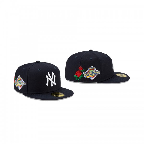 Men's New York Yankees State Flower Black 59FIFTY Fitted Hat