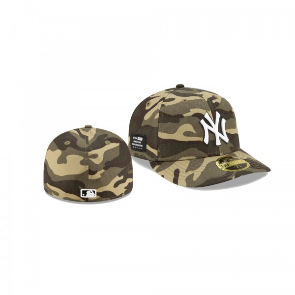 Men's New York Yankees 2021 Armed Forces Day Camo On-Field Low Profile 59FIFTY Fitted Hat