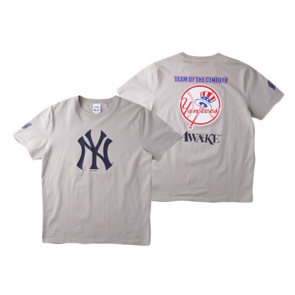 Men's New York Yankees Gray T-Shirt MLB Awake Subway Series