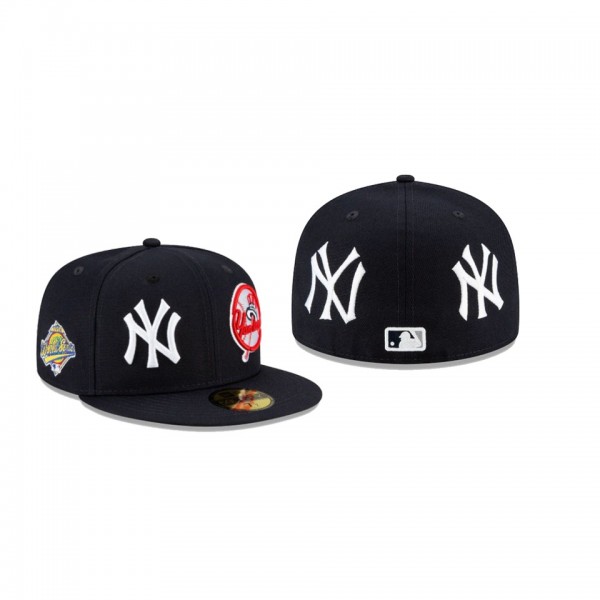 Men's New York Yankees Patch Pride Navy 59FIFTY Fitted Hat