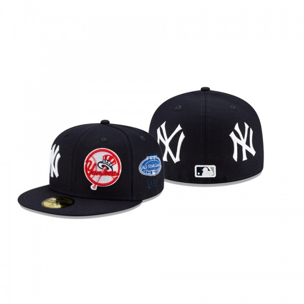 Men's New York Yankees Team Pride Navy 59FIFTY Fitted Hat