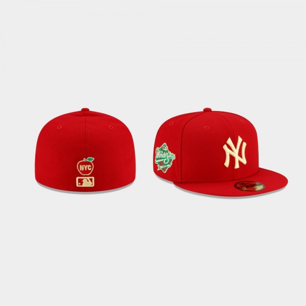 New York Yankees Men's State Fruit Red 59FIFTY Fitted Hat