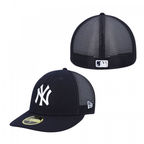 New York Yankees Navy Authentic Collection Mesh Back Low Profile 59FIFTY Fitted Hat