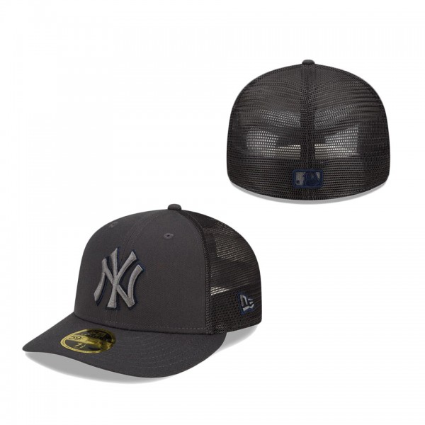 New York Yankees New Era 2022 Batting Practice Low Profile 59FIFTY Fitted Hat Graphite