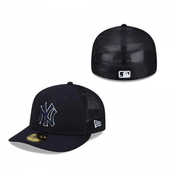 New York Yankees New Era 2022 Batting Practice Low Profile 59FIFTY Fitted Hat Navy