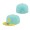 Men's New York Yankees New Era Turquoise Yellow Spring Color Pack Two-Tone 59FIFTY Fitted Hat
