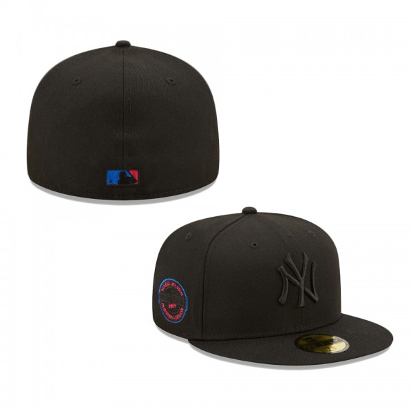 New York Yankees New Era Yankee Stadium Splatter 59FIFTY Fitted Hat Black