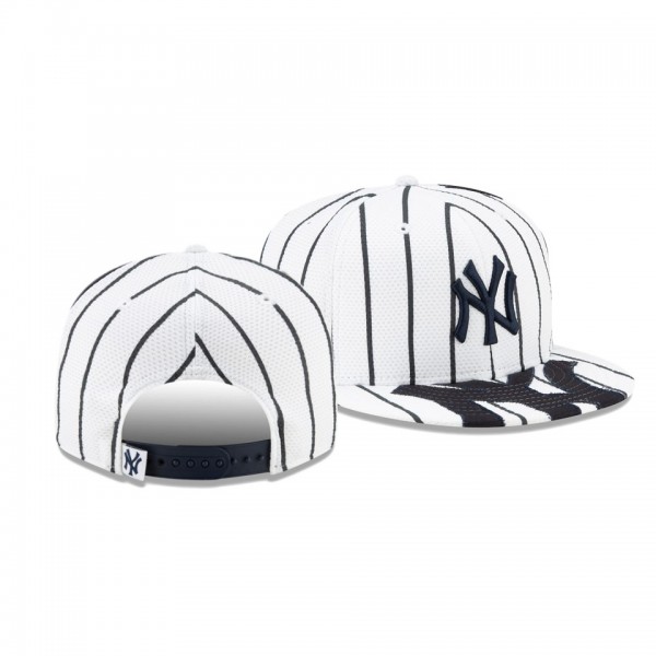 New York Yankees Derek Jeter 2021 Hall Of Fame Pick White 9FIFTY Snapback Hat