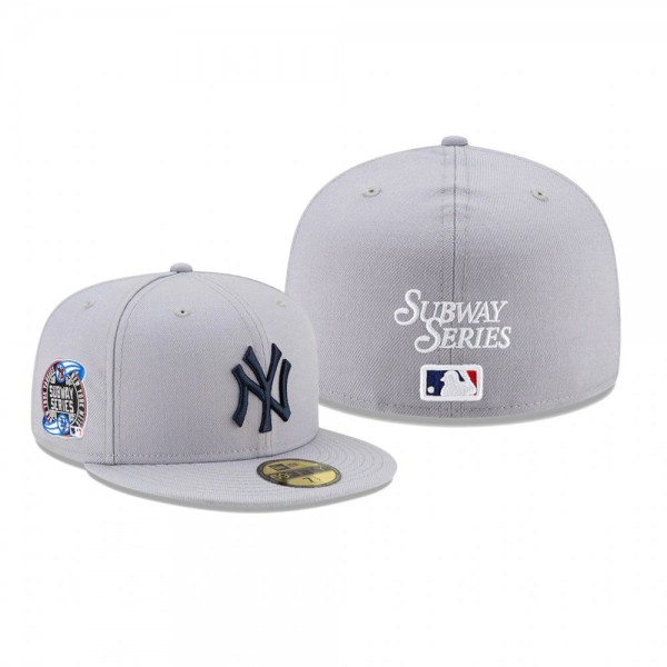 New York Yankees Gray MLB X Awake 2.0 Subway Series 59FIFTY Fitted Hat