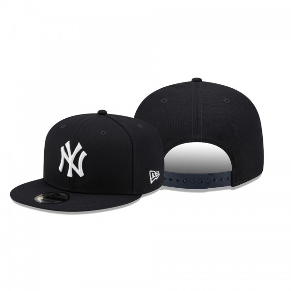 Men's Yankees Banner Patch Navy 9FIFTY Snapback Hat