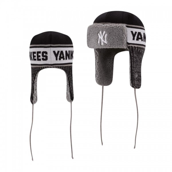 New York Yankees Knit Trapper Navy Hat