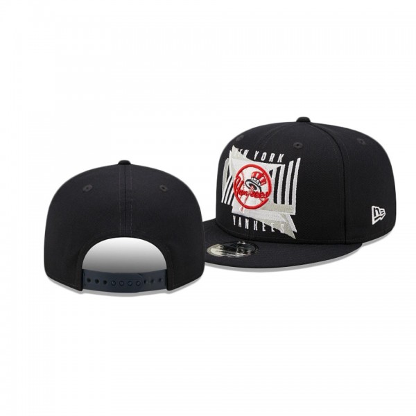 New York Yankees Shapes Navy 9FIFTY Snapback Hat